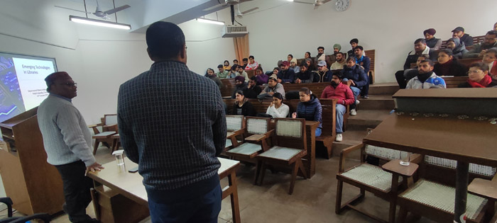Special lecture on “Emerging Technologies in Libraries” and “Features and Functions of KOHA”